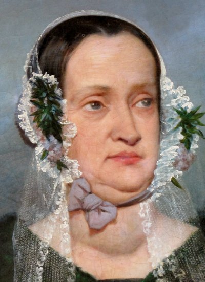 Doña Mercedez Rosales Larraín de Pérez by Raymond Auguste Quinsac Monvoisin